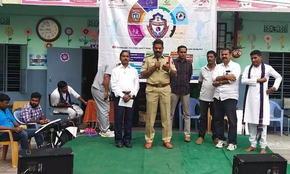Hyderabad: Safety Awareness meet held for students in Jagadgirigutta