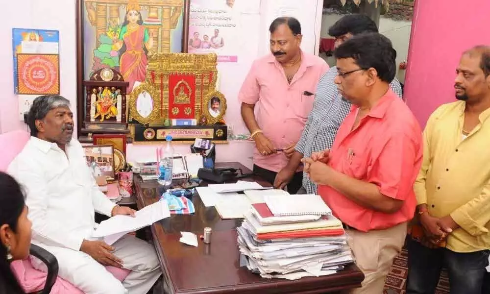 Secunderabad: Deputy Speaker of Telangana Teegulla Padma Rao holds review of works