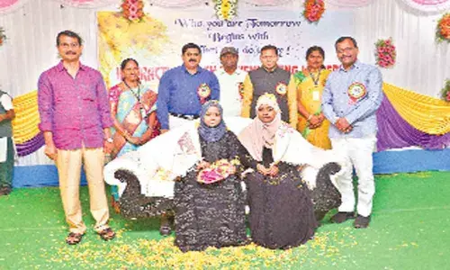 Khammam: Awareness meet for Class 10 students of Triveni School held