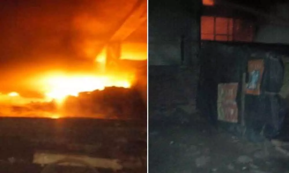 Fire at warehouse in Delhis Bijwasan area