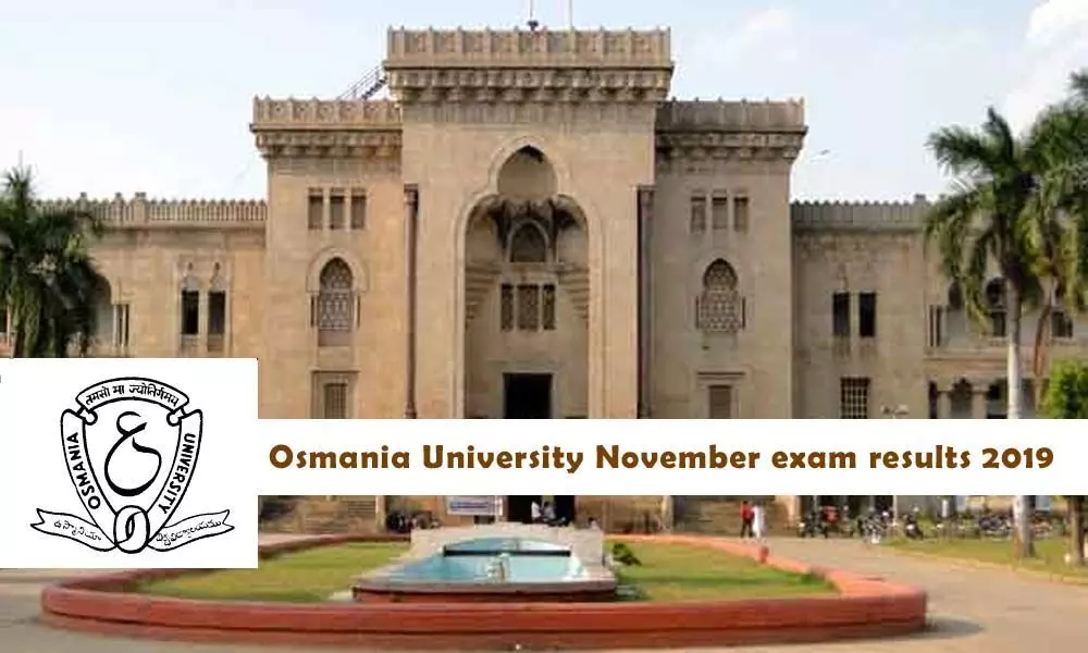 Osmania University November exam results 2019 for BA, BCom, BSc, BBA released