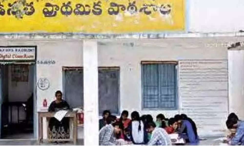 Government schools in TS function without power