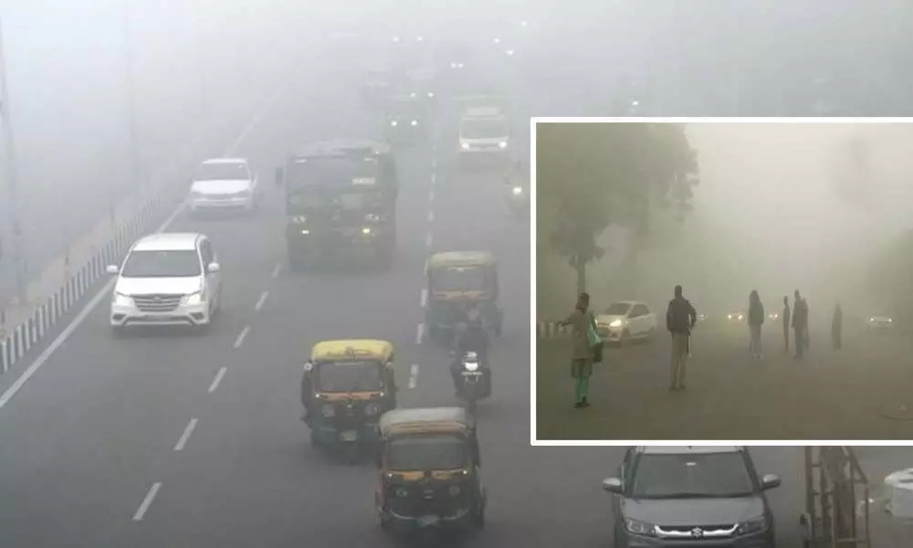 Minimum temp in Delhi settles 3 degrees below normal, shallow fog in some parts