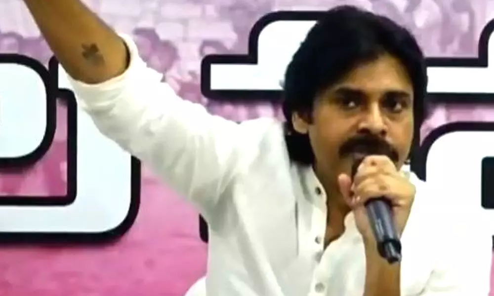 Here is the new look of Pawan Kalyan