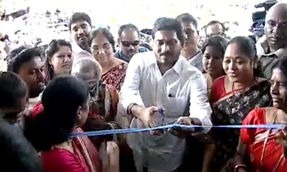 CM YS Jagan inaugurates Disha police station in Rajamahendravaram