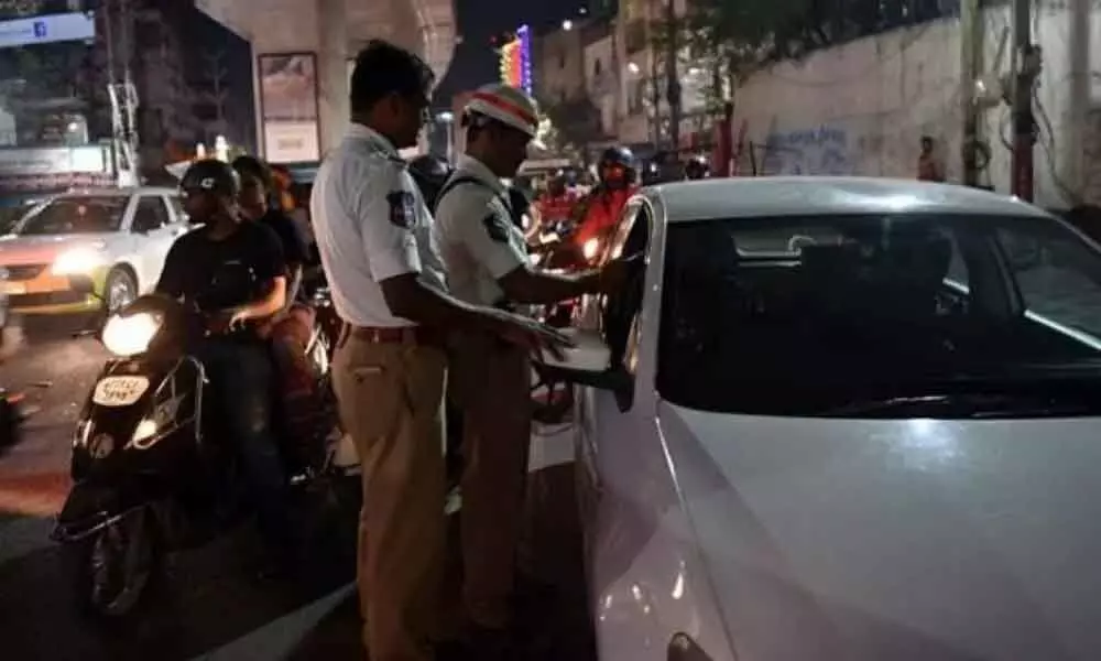 85 vehicles seized during drunk and drive check in Hyderabad