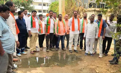 Hyderabad: BJP demands urgent fix to pressing problems in Hafeezpet