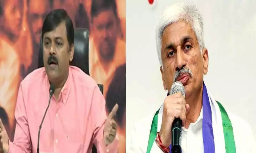 Vijayasai Reddy fires on media for false propaganda on BJP leader GVL Narasimha Rao