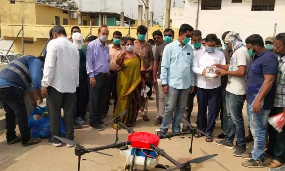 Hyderabad: Drones seek & destroy mosquitoes over nala