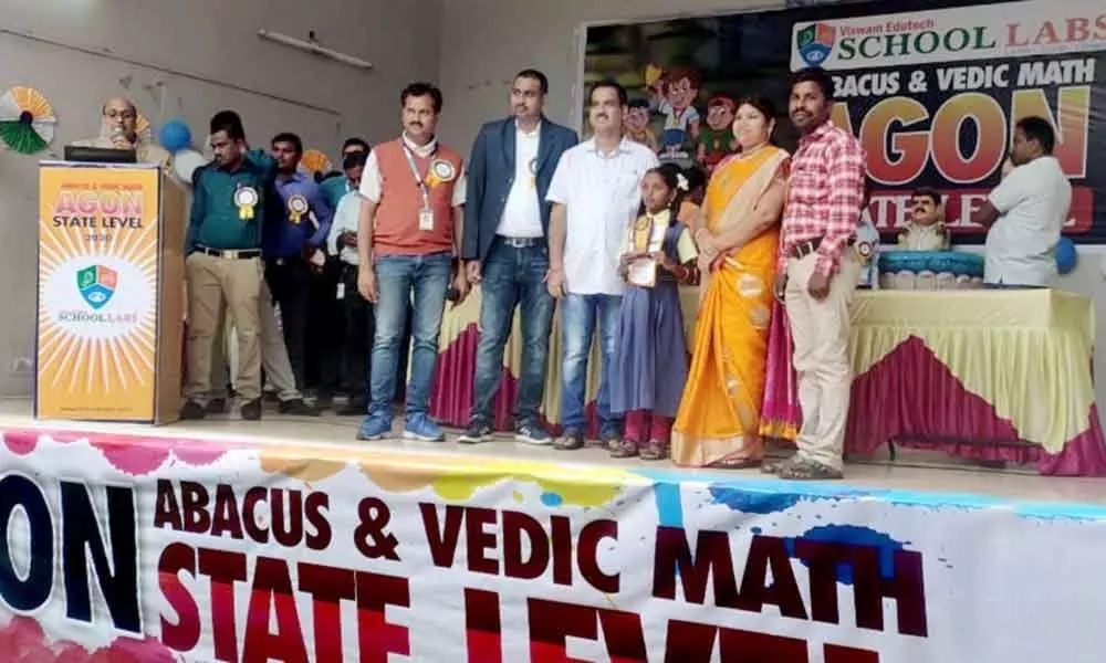 Hyderabad: Student bags 3rd place in Abacus contest in Pargi