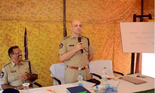 Kakinada: Police personnel told to focus on physical, mental health