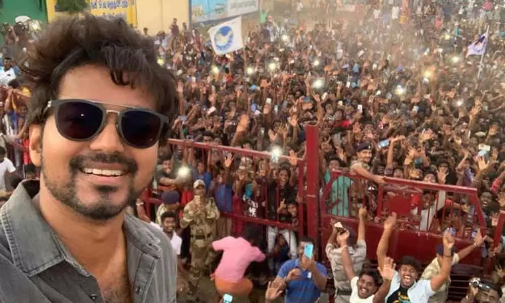 Vijays Selfie In Neyveli Thrills Thalapathy Fans, Creates Social Media Storm