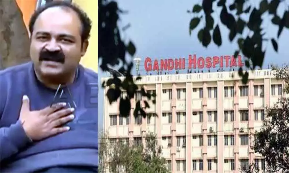 Doctor attempts to commit suicide at Gandhi Hospital in Hyderabad