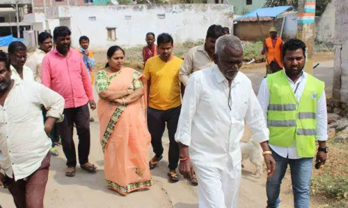 Hyderabad: Cherku Sangeetha Prashanth Goud addresses Mansoorabad needs