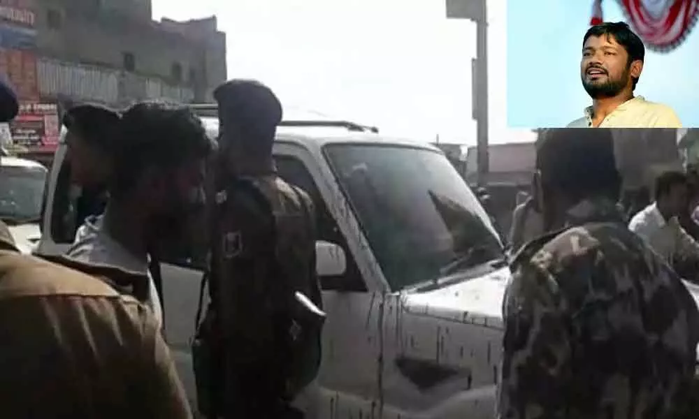 Kanhaiya Kumars Convoy Attacked In Bihars Gaya
