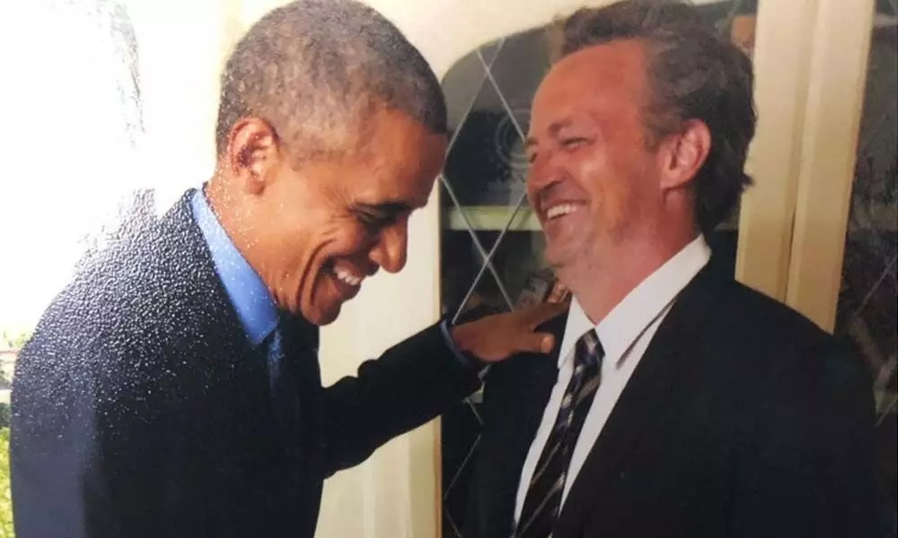 Matthew Perry shared his picture on Instagram with Barack Obama while calling him His Mancrush