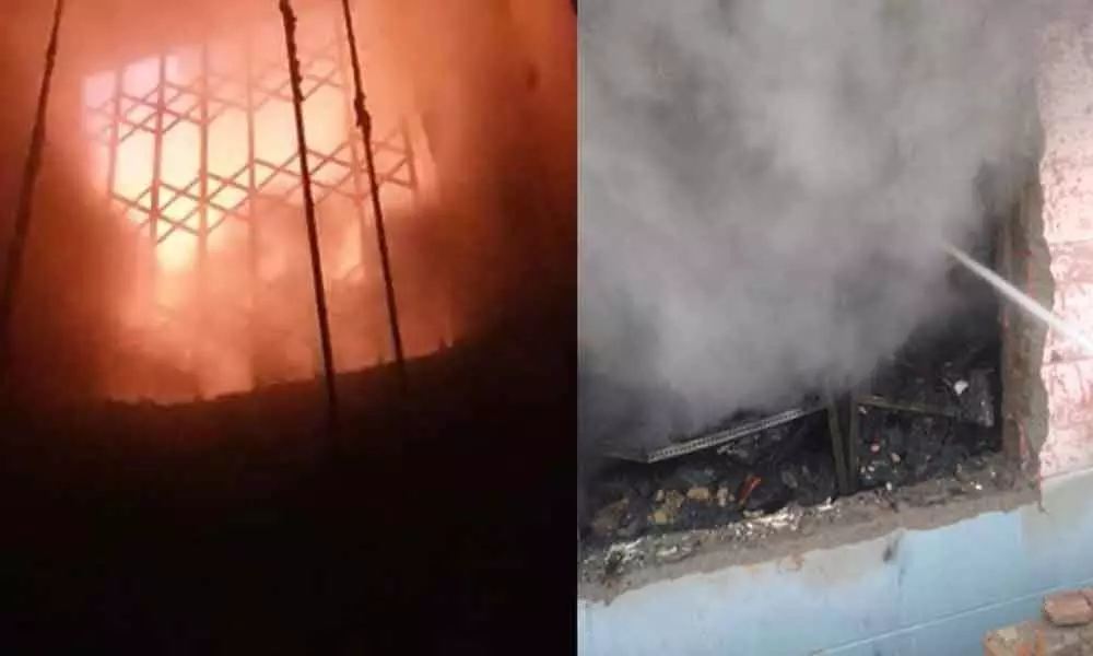 Fire breaks out at spare parts factory in Mundka
