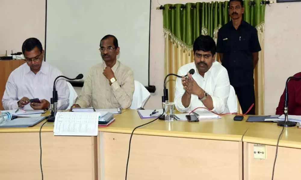 Eluru: Allot housing plots through the lottery, Collector R Muthyala Raju tells officials