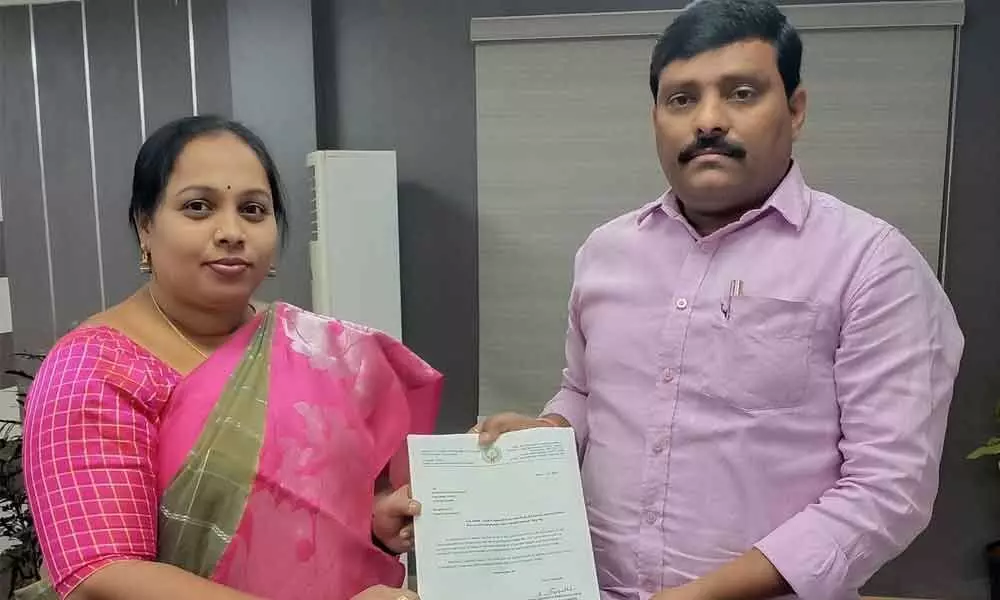 Hyderabad: Corporator Cherku Sangeetha Prashanth Goud  seeks development works funds in Nagole