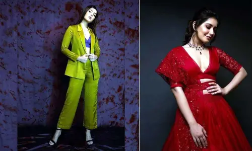 World Famous Lover Star Raashi Khanna Looks Pretty In Modish Outfits