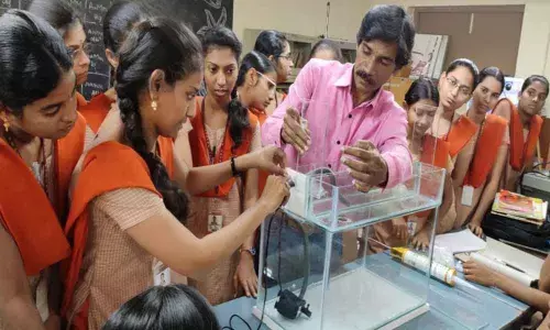 Vijayawada: Workshop on Hydroponics held at Siddhartha Mahila Kalasala
