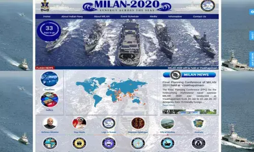 Visakhapatnam: MILAN 2020 website launched