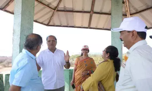 Medak: Senior officials visit reserve forest