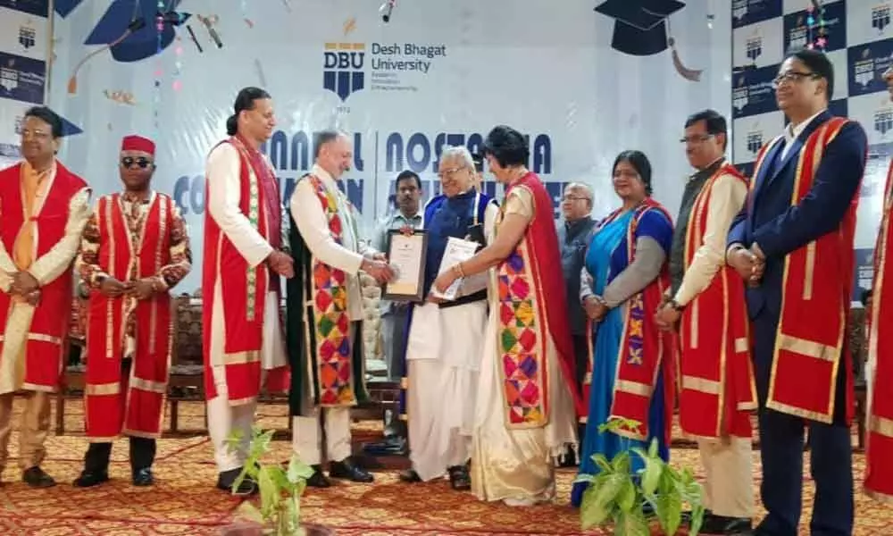 Vijayawada: Honorary doctorate awarded to Governor Harichandan