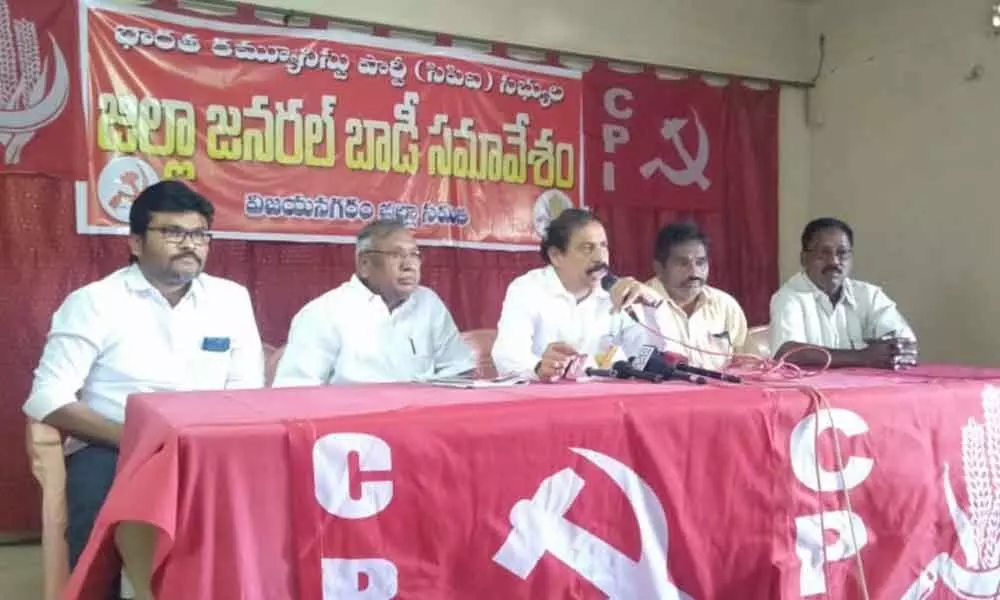 Vizianagaram: CPI against three capitals plan says K Ramakrishna