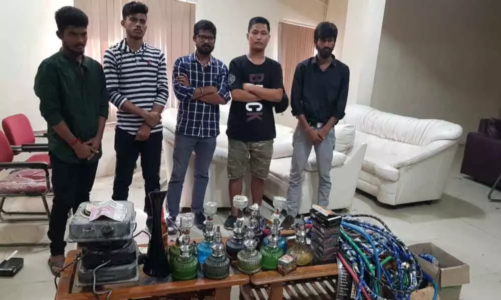 Hyderabad: Five held for running illegal hookah centre in Begumpet