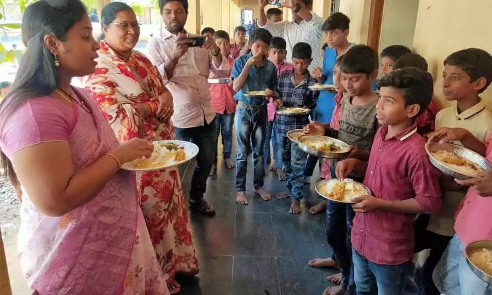 Vizianagaram: School managements pulled up for providing stale food to children