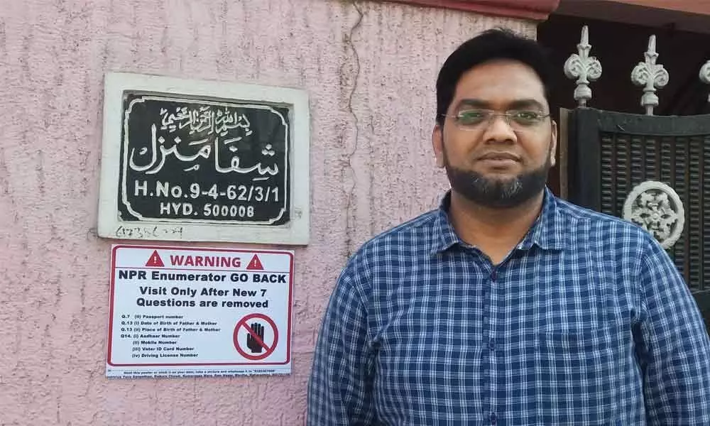 Hyderabad: Techie says new NPR is backdoor entry for NRC