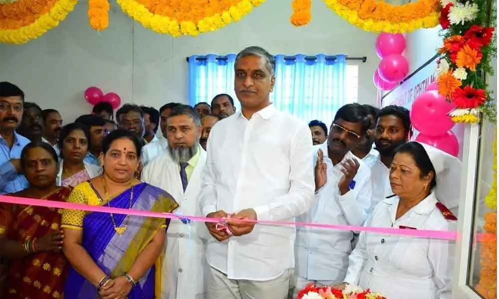 Harish Rao opens ophthalmology center in Siddipet