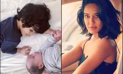 Lisa Haydon welcomes her new born son