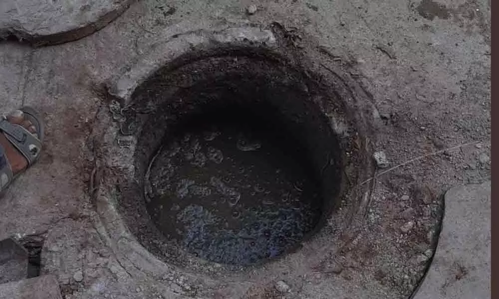 Hayathnagar: Clogged drain causes hardships