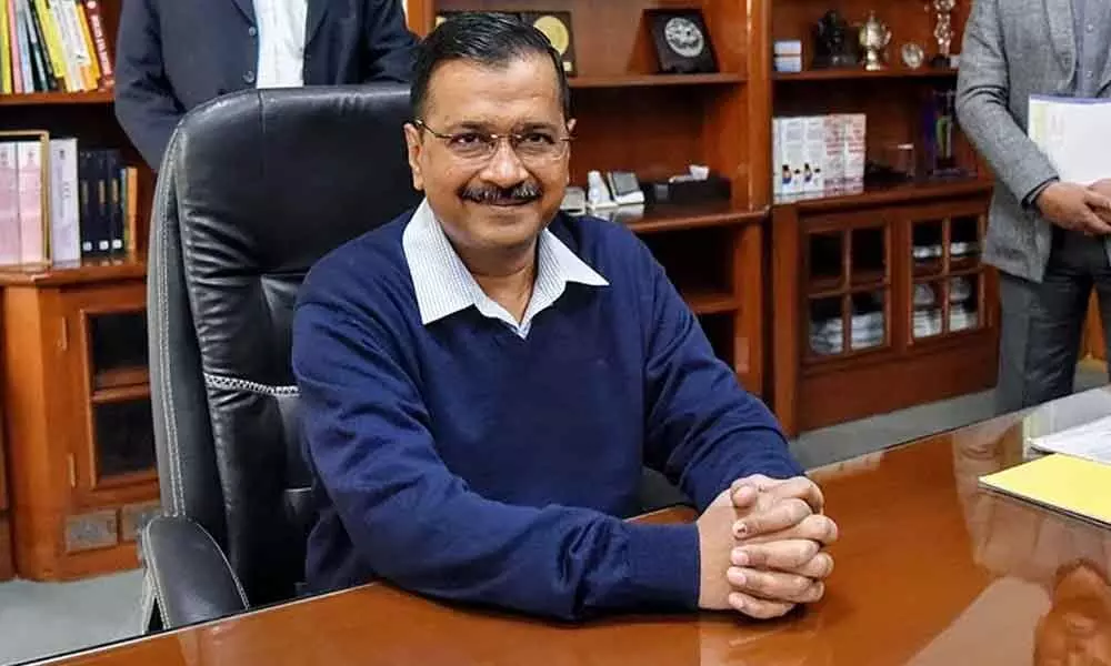 Kejriwal takes charge as CM; not to hold any portfolio