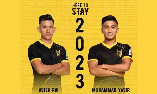 Hyderabad Football Club extends contracts of Yasir, Asish