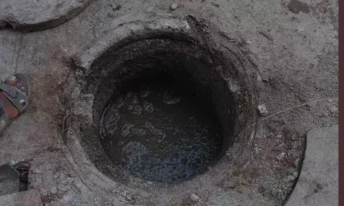 Hayathnagar: Clogged drain causes hardships