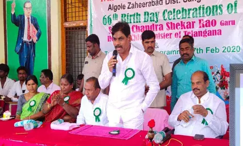 Zaheerabad: Saplings planted on CMs birthday