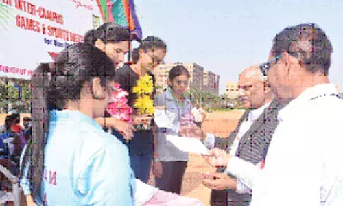 Inter-college Sports Meet at GITAM kicks off