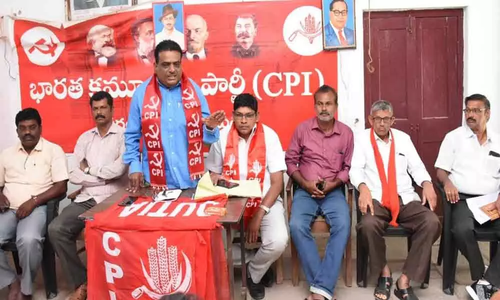 BJP stoking communalism: CPI Thakkallapally Srinivas Rao