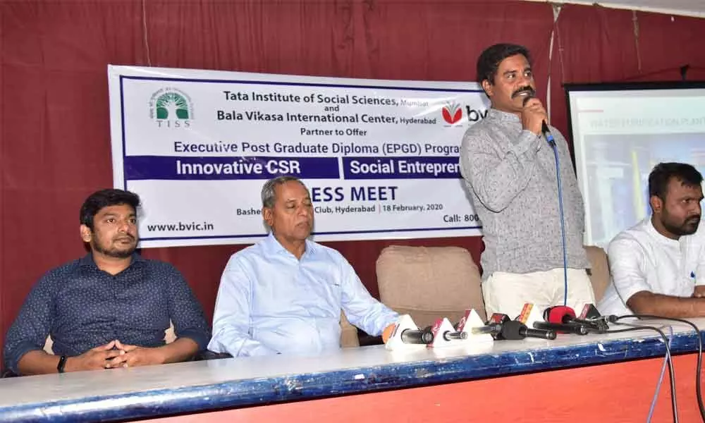 Hyderabad: Bala Vikas, TISS in tie-up