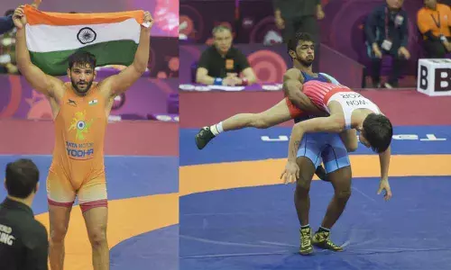 Sunil wins gold, ends 27-year wait for India in Greco-Roman