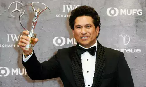 Tendulkar wins Laureus Sporting Moment Award for 2011 WC triumph