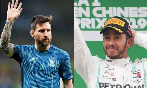 Messi, Hamilton share Laureus Sportsman Award in first ever tie