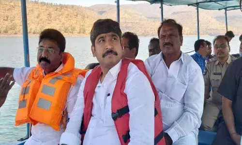 Markapuram: Minister Suresh inspects Kollamvagu head regulator works