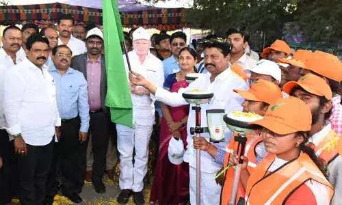 AP Deputy Chief Minister launches land resurvey pilot project