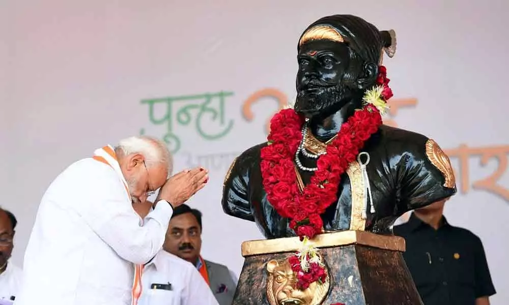 PM pays tributes to Chhatrapati Shivaji Maharaj on his 390th birth anniversary