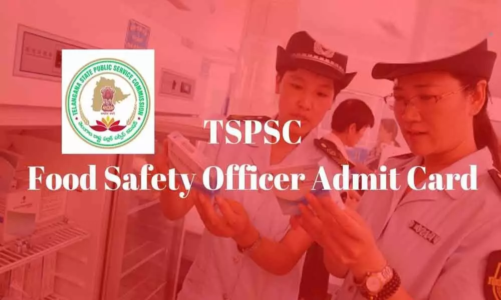 TSPSC FSO Admit Card 2020 Released @tspsc.gov.in