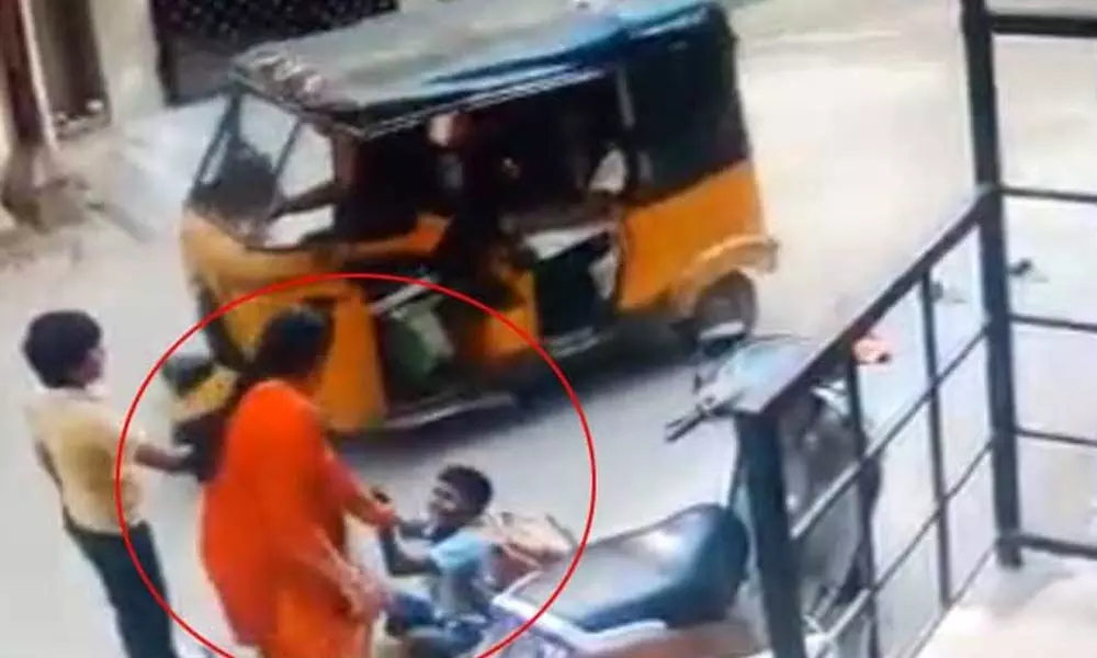 On cam: Couple thrash student on road in Hyderabad
